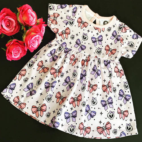 Pastel Skull Bows dress