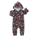 Santa & Elves hooded playsuit