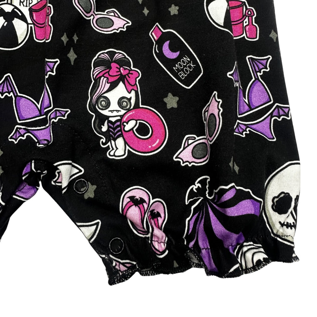 Beach Goth romper