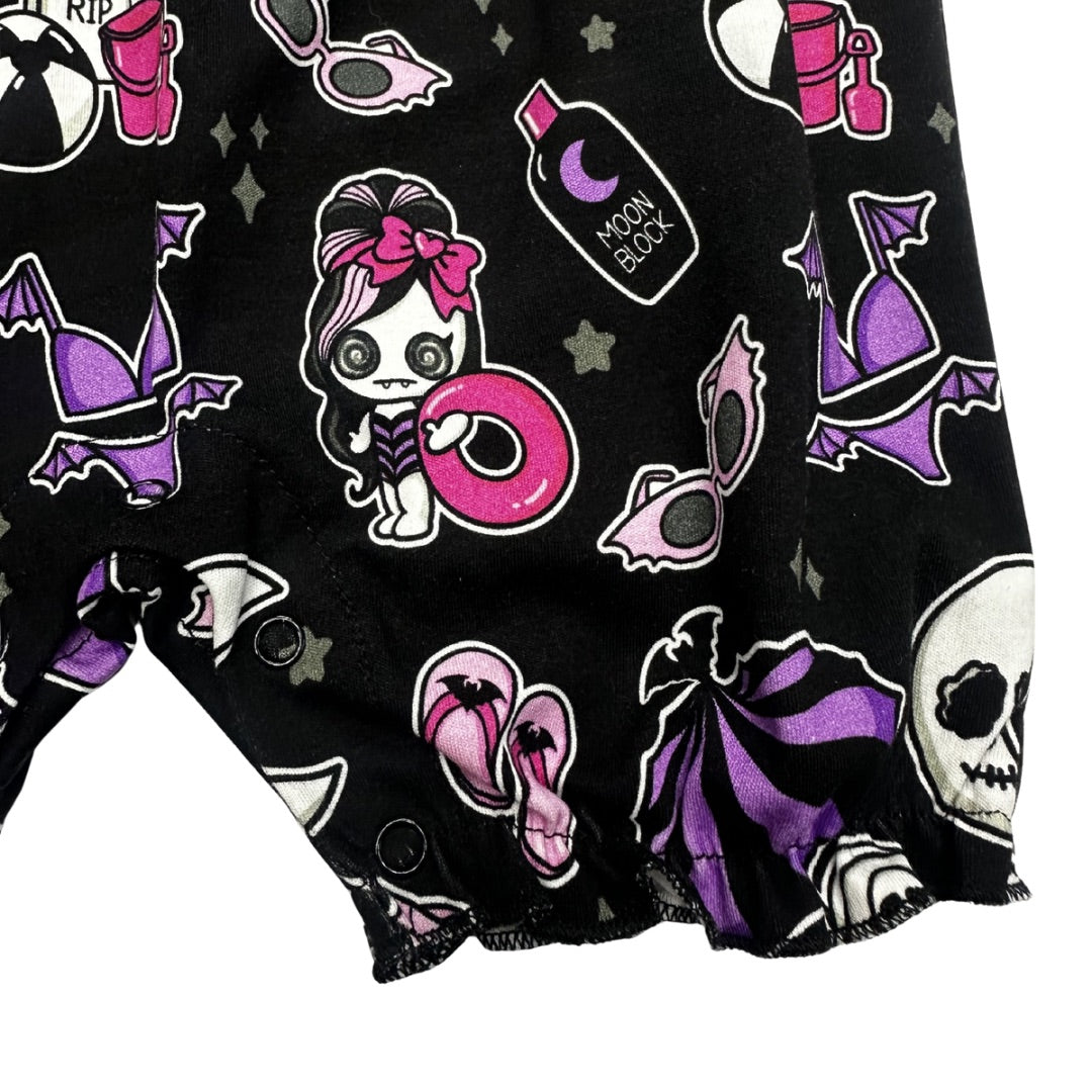 Beach Goth romper