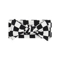 Checkerboard baby headband