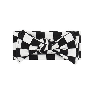 Checkerboard baby headband