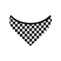 Checkerboard Bandana bib 