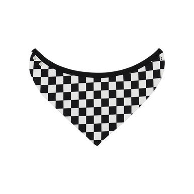 Checkerboard Bandana bib 