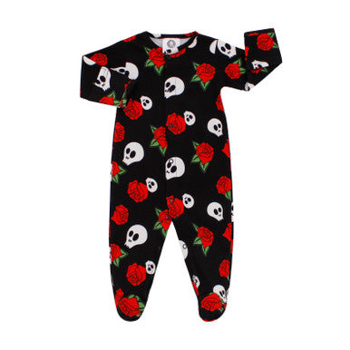 Skull & Roses sleepsuit