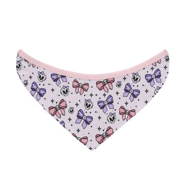 Pastel Skull Bows Bandana bib 