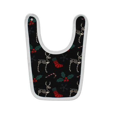 Skeleton Reindeer Bib 