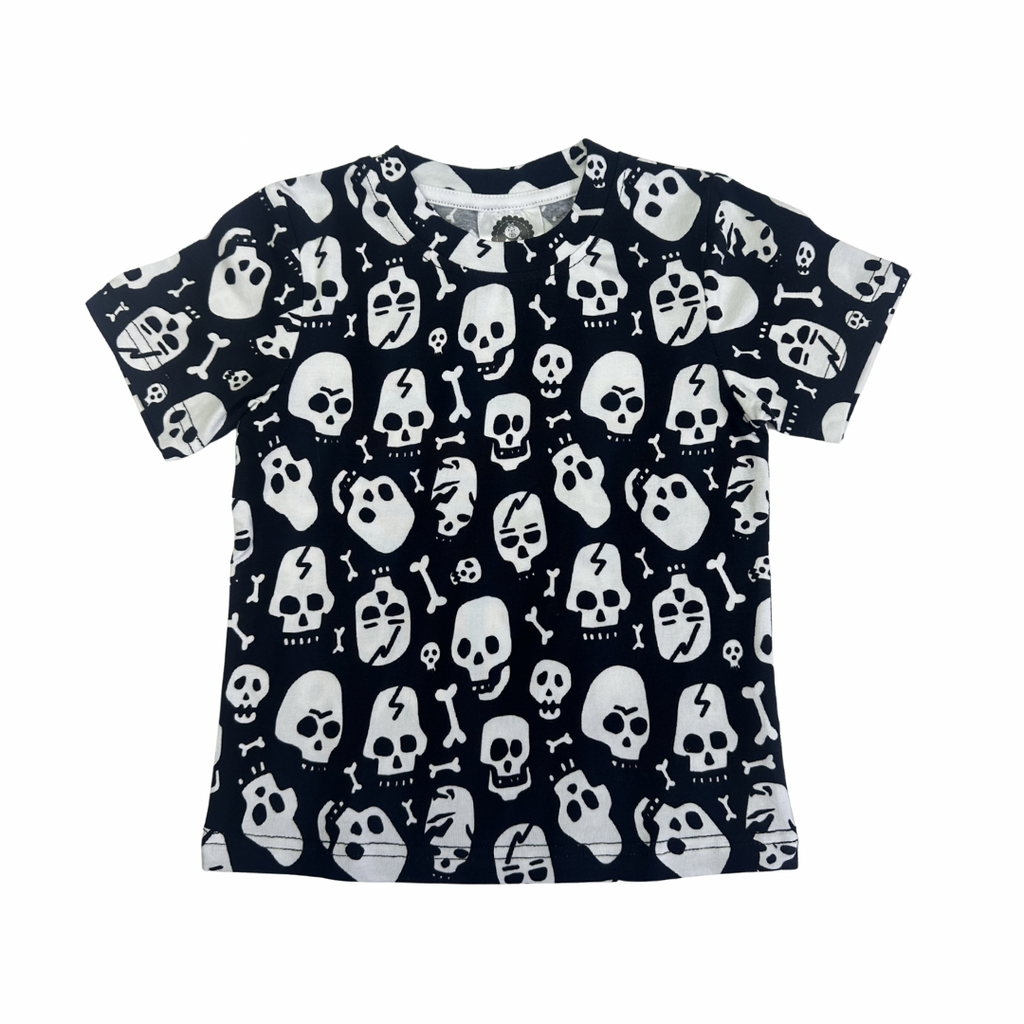 Skull & Bone Shorts & Tee set