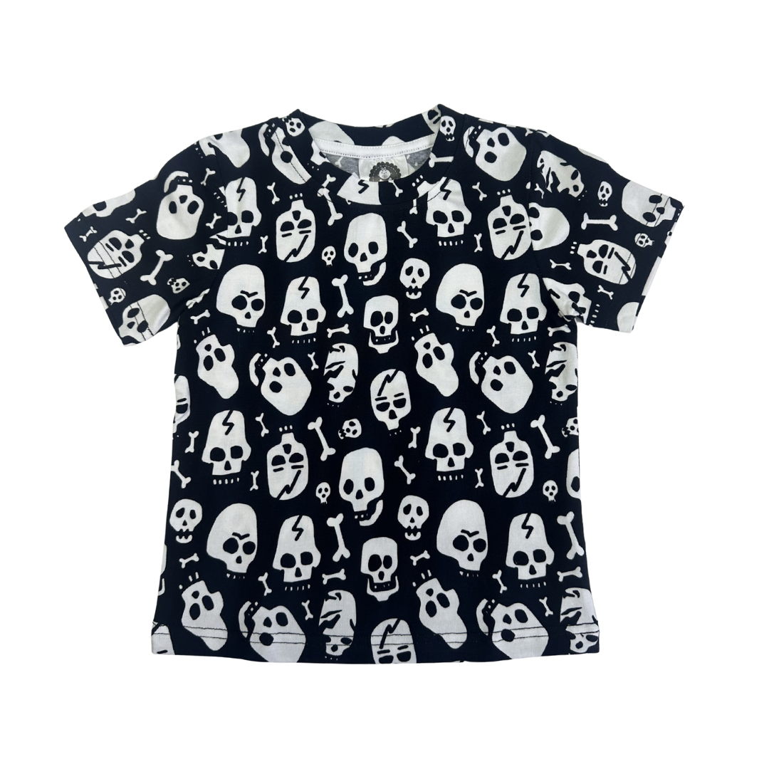 Skull & Bone Shorts & Tee set