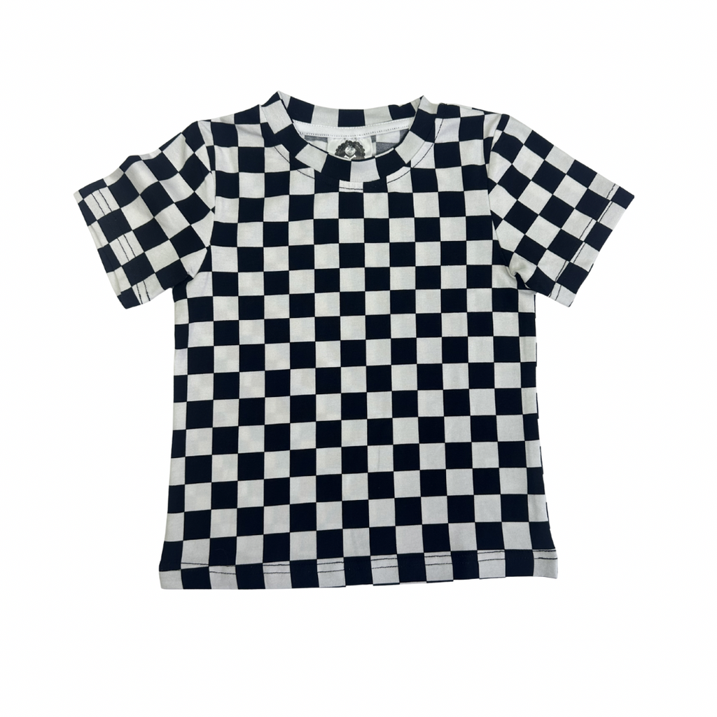 Checkerboard Shorts & Tee set