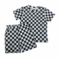 Checkerboard Shorts & Tee set