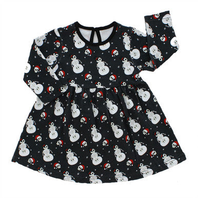 Skeleton Snowman Christmas dress