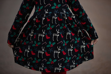 Skeleton Reindeer dress