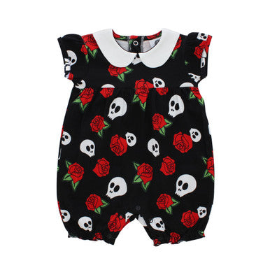 Skull and Rose romper