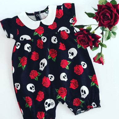 Skull and Rose romper