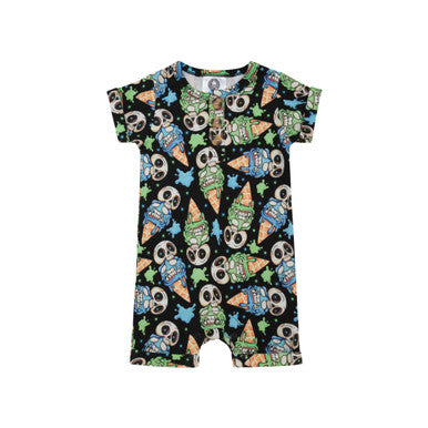 Ice cream skull romper
